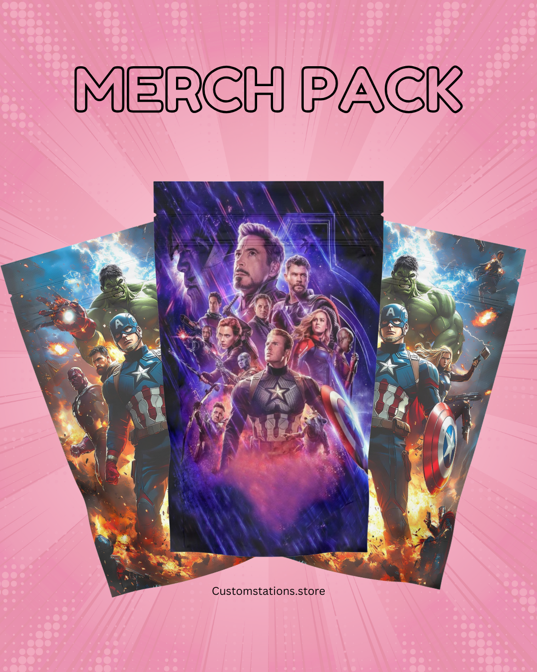 MARVEL X MERCH PACK
