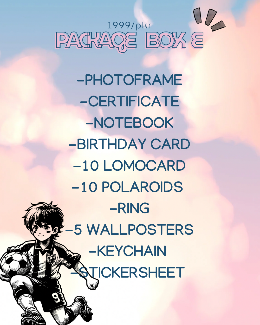 CUSTOM X PACKAGE BOX