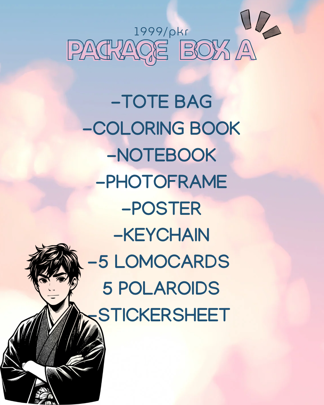 CUSTOM X PACKAGE BOX