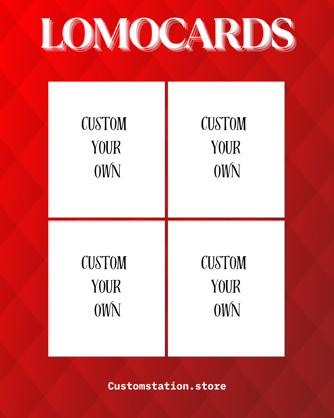 CUSTOM X LOMOCARDS