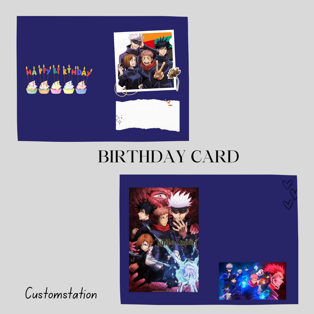 JUJUTSU KAISEN X BIRTHDAY CARD