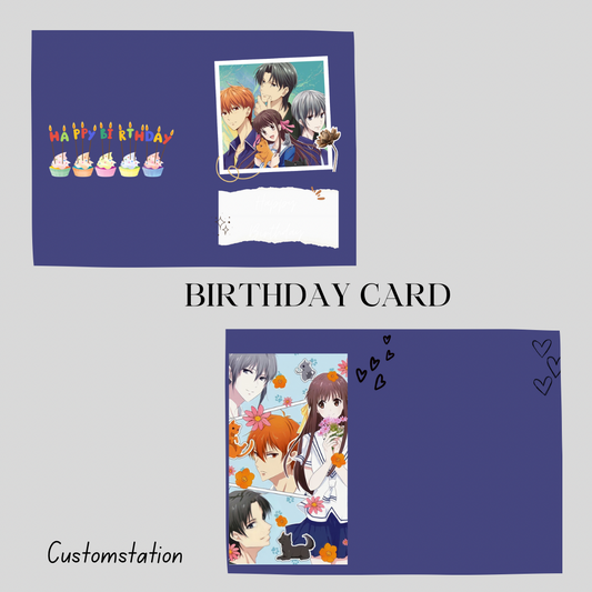 FRUIT BASKET X BIRTHDAY CARD