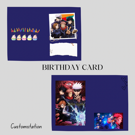 JUJUTSU KAISEN X BIRTHDAY CARD